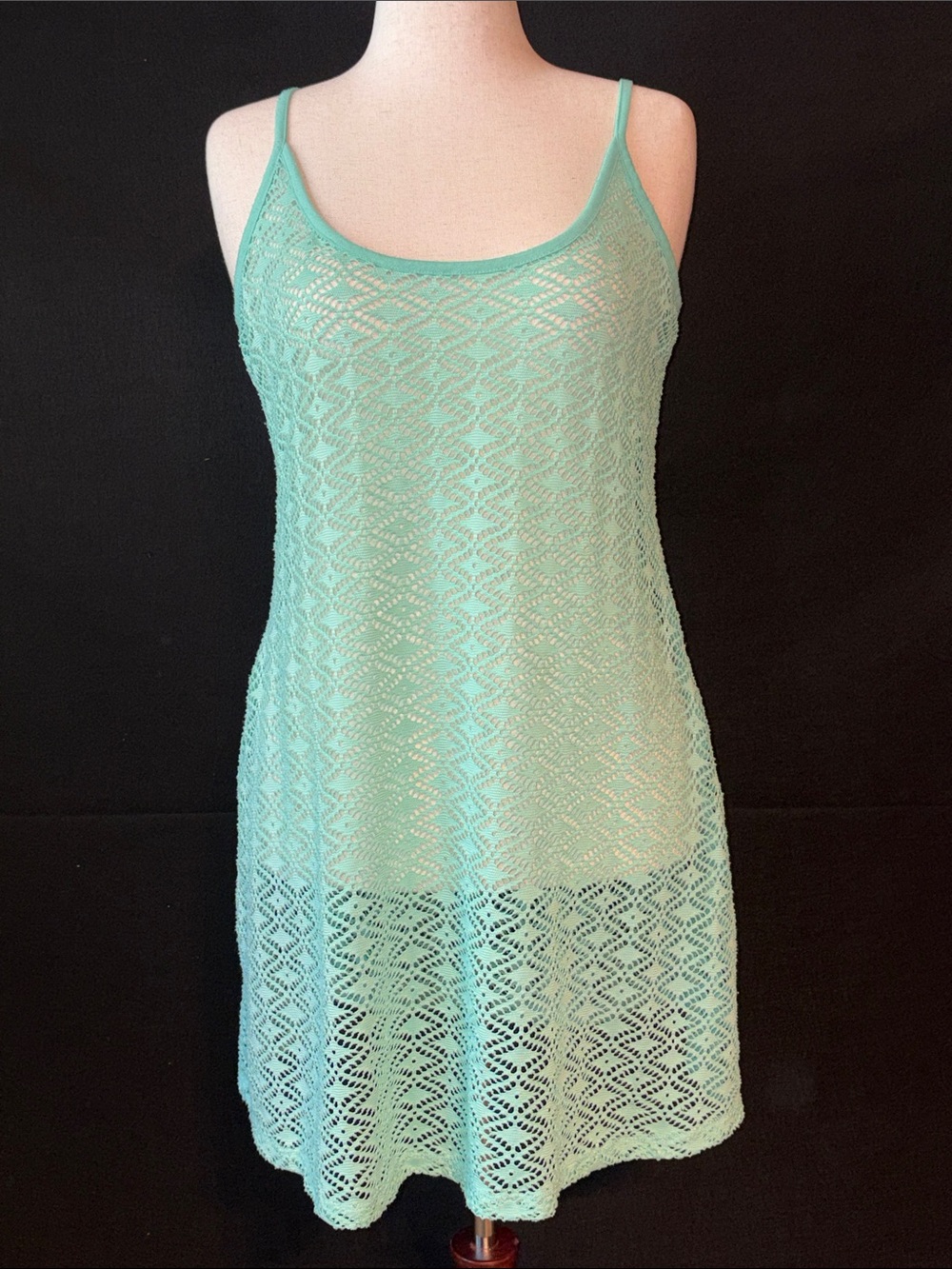 BONGO Mint Green Cutout Swim Coverup